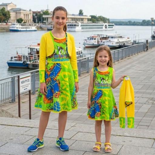 Рокля с болеро цветна хармония (жълто)