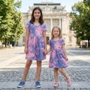 Детска рокля с ефирна визия и комфортна кройка