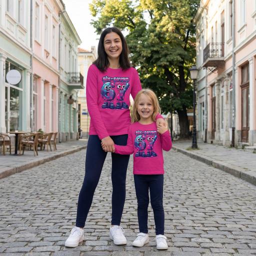 Комплект тънък 2 части (б/к) SIX SEVEN в циклама