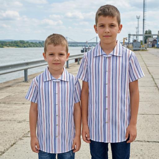 Риза спортно-елегантна райе 7