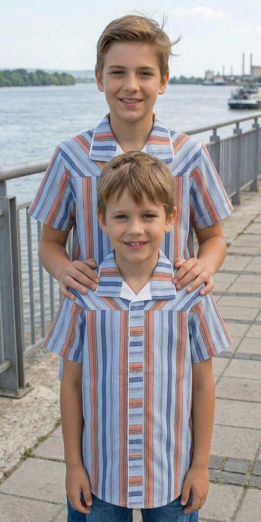 Риза спортно-елегантна райе 18