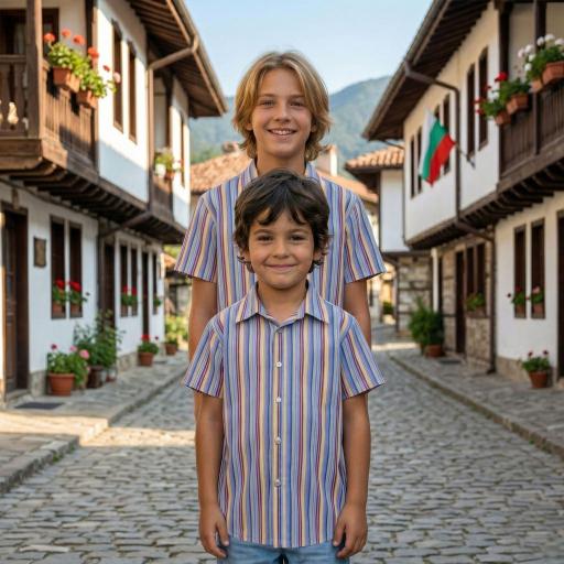 Риза спортно-елегантна райе .Стил за всеки ден