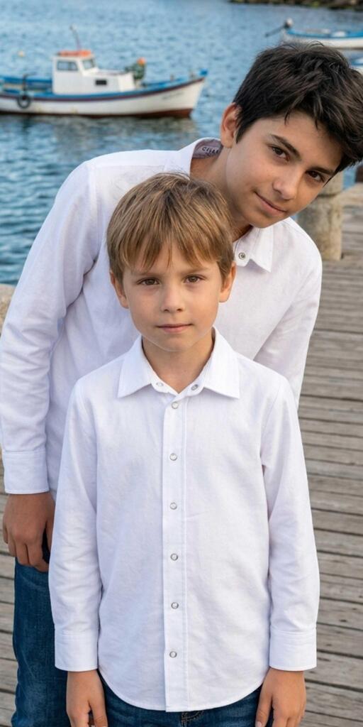 Риза за момче с изчистена визия и комфортна кройка