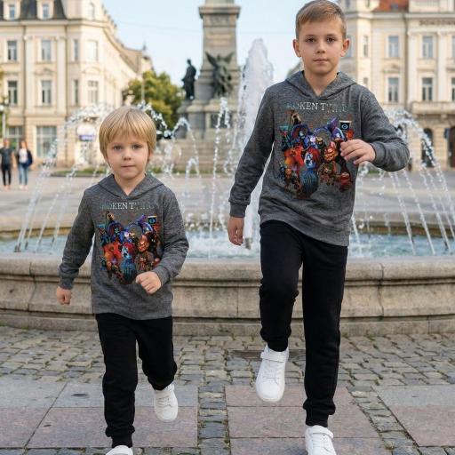 Комплект за момче с DTF печат Broken Things и удобна кройка