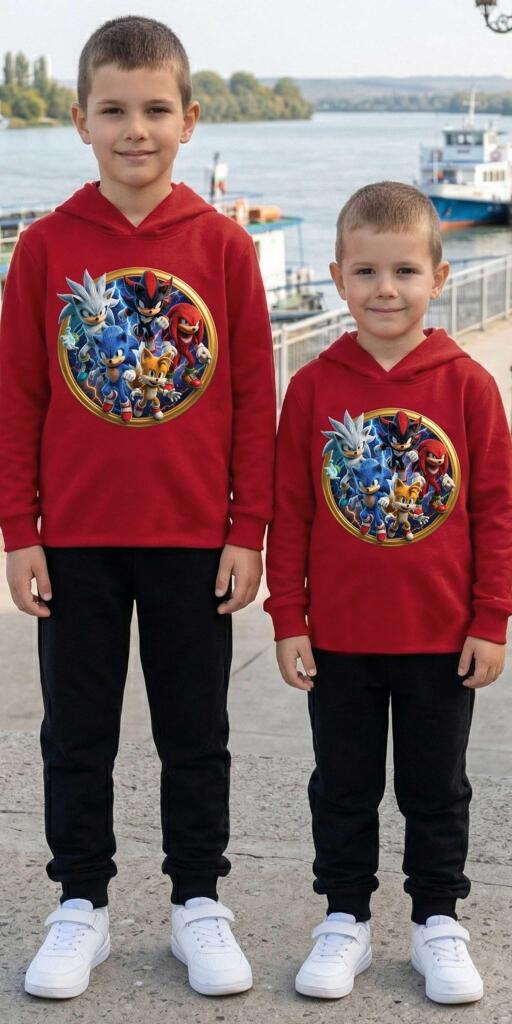 Комплект тънък 2 части (бл.к./д.) Супер Соник