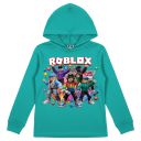 Блуза с дълъг ръкав за деца с геймърски дизайн Roblox
