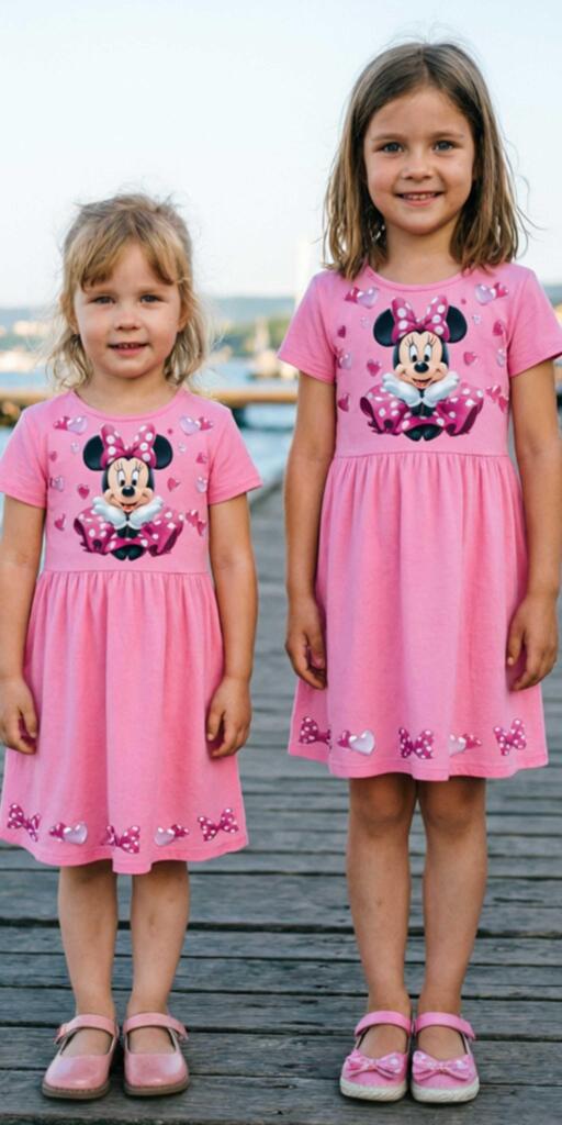 Рокля Мини Маус в розово