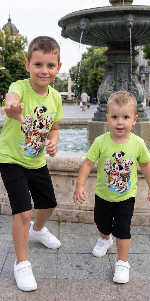 Комбинация 2 части (т/б) Далматинци в резеда