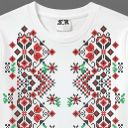 Блуза тънка с фолклорни български мотиви в бяло 2