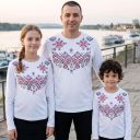 Блуза тънка с фолклорни български мотиви в бяло 11