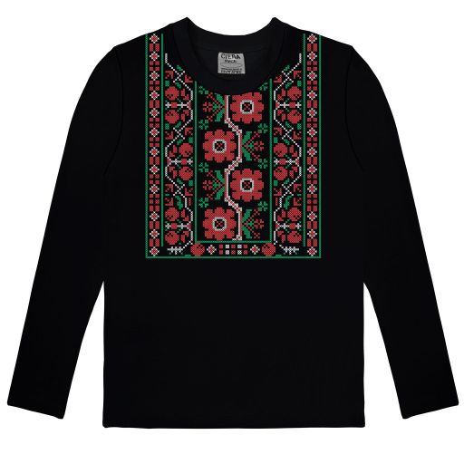 Блуза тънка с фолклорни български мотиви 14