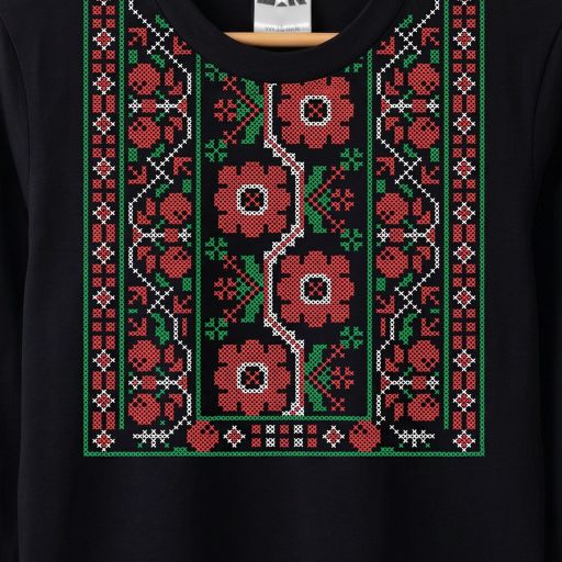 Блуза тънка с фолклорни български мотиви 14