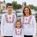 Блуза тънка с фолклорни български мотиви в бяло 9