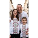 Блуза тънка с фолклорни български мотиви в бяло 1