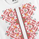 Тениска с фолклорни български мотиви в бяло 4