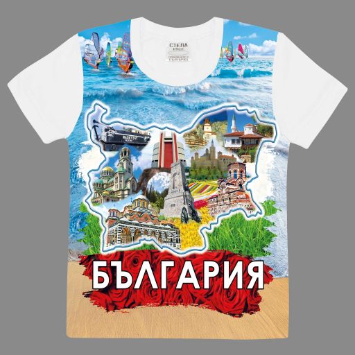 Тениска България 1 (диг. печат)