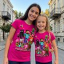 Лятна тениска за момиче с игрова тематика