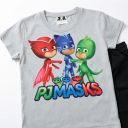 Комбинация 2 части (т/б) PJ Masks в сиво
