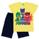 Комбинация 2 части (т/б) PJ Masks в жълто