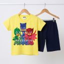 Комбинация 2 части (т/б) PJ Masks в жълто