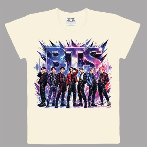 Модерна детска тениска BTS за момичета и момчета