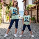 Комбинация 2 части (т/к) Куче със слушалки в бледозелено