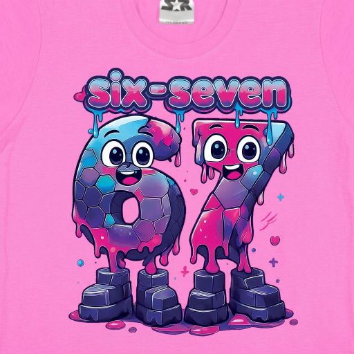Тениска Six-Seven в розово