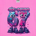 Тениска Six-Seven в розово