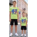 Комплект тениска и бермуди SIX SEVEN в резеда