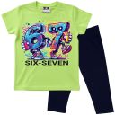 Комплект тениска и клин Six-Seven в резеда