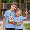 Тениска Ботичко в синьо