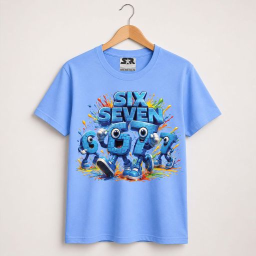 Тениска SIX SEVEN в синьо