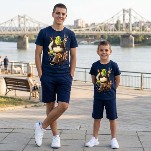 Комбинация 2 части (т/б) Шрек тъмносиньо