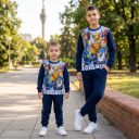 Комплект 2 части (б/д) Фортнайт в синьо