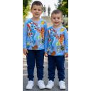 Комплект 2 части (б/д) Том и Джери синьо