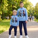 Детски комплект Fortnite с уичър и долнище