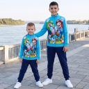 Комплект 2 части (с/д) Супер Марио в наситеносиньо
