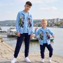 Троен детски комплект Fortnite – суичър, блуза и долнище