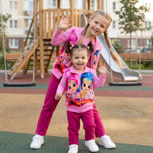 Комплект 3 части (б/е/д) Искрица и Сияйница розово