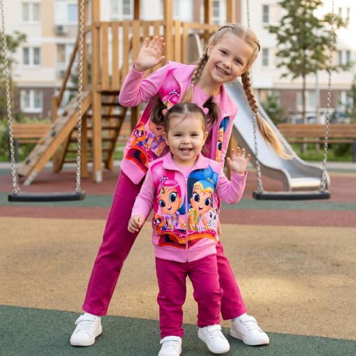 Комплект 3 части (б/е/д) Искрица и Сияйница розово