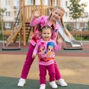 Комплект 3 части (б/е/д) Искрица и Сияйница розово