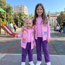Комплект 3 части (б/е/д) Прасето Пепа във виолетово