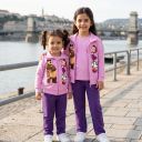 Комплект плътен 3 части (с/б/д) Маша и Мечока с топка виолетово