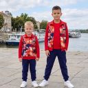 Комплект 3 части (б/е/д) Спайдърмен в червено