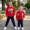 Комплект плътен 3 части (с/б/д) Маккуин в червено