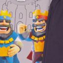 Комплект 2 части (б/д) Clash Royale сиво