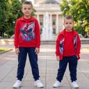 Комплект плътен 3 части (с/б/д) Спайдърмен в червено