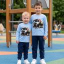 Детски комплект с метачна машина и тъмно долнище