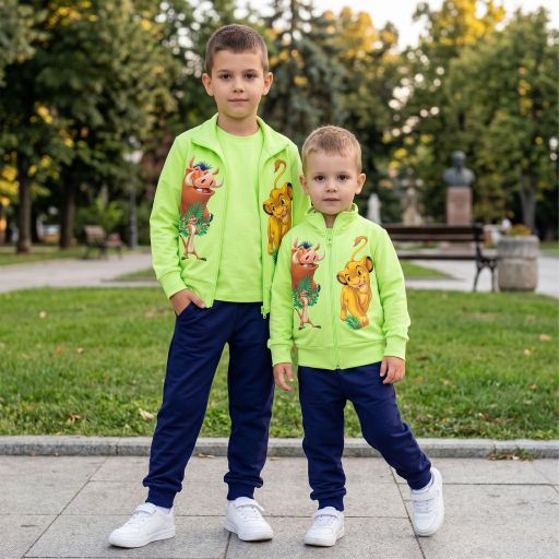 Комплект 3 части (с/б/д) Цар Лъв в резеда