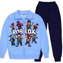 Детски комплект Roblox – светлосин суичър и долнище